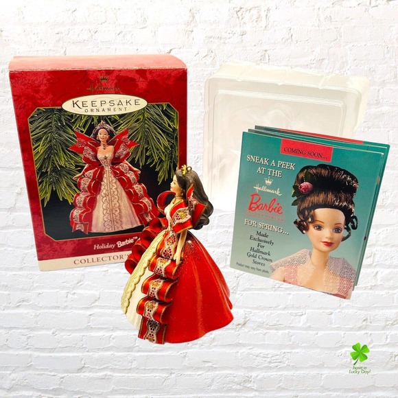 Barbie Hallmark Keepsake 1997 Christmas Ornament Red Holiday #5 Collectors Gift - Picture 7 of 16